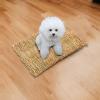 Generisch Natural Woven Grass Mat for Pets, 11.02 x 15.75 x 0.39 in view 4