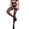 Sexy Women's Sheer Fishnet Stockings, Black, One Size view 1