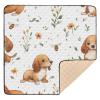 Foiosoh Soft Padded Baby Gym and Activity Floor Mat, 1-Piece Baby Mat, 127 x 127 cm, White view 1