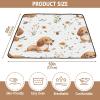 Foiosoh Soft Padded Baby Gym and Activity Floor Mat, 1-Piece Baby Mat, 127 x 127 cm, White view 3