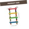 ifundom Wooden and Plastic Hanging Chicken Toy for Pet Cages and Coops view 2