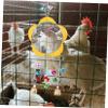 ifundom Wooden and Plastic Hanging Chicken Toy for Pet Cages and Coops view 4