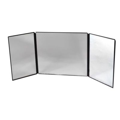 Tri-Fold Sun Visor Cosmetic Mirror