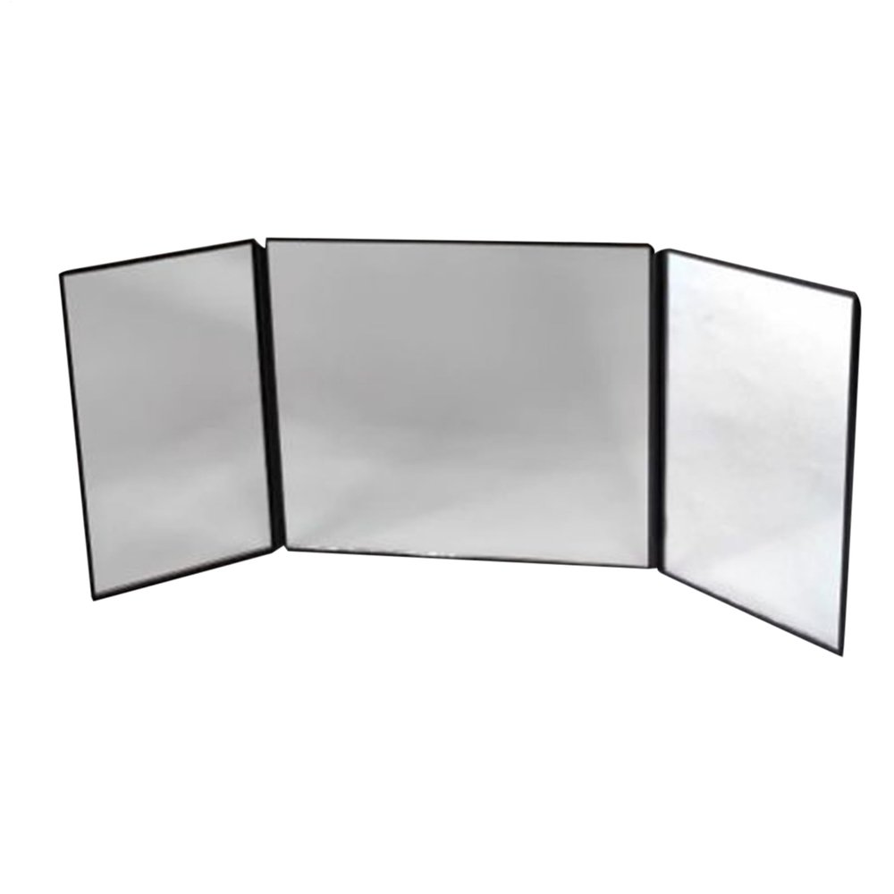 Tri-Fold Sun Visor Cosmetic Mirror