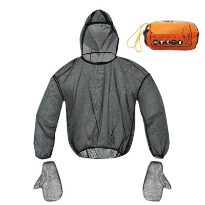 Insect Mesh Suit with Hood & Gloves, Lightweight, Breathable, Size M