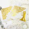 Vobumix 40-Count Gold Wedding Paper Cocktail Napkins view 2