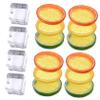 Ciieeo Realistic Reusable Artificial Lemon Slices with Plastic Ice Cubes for Decoration view 1