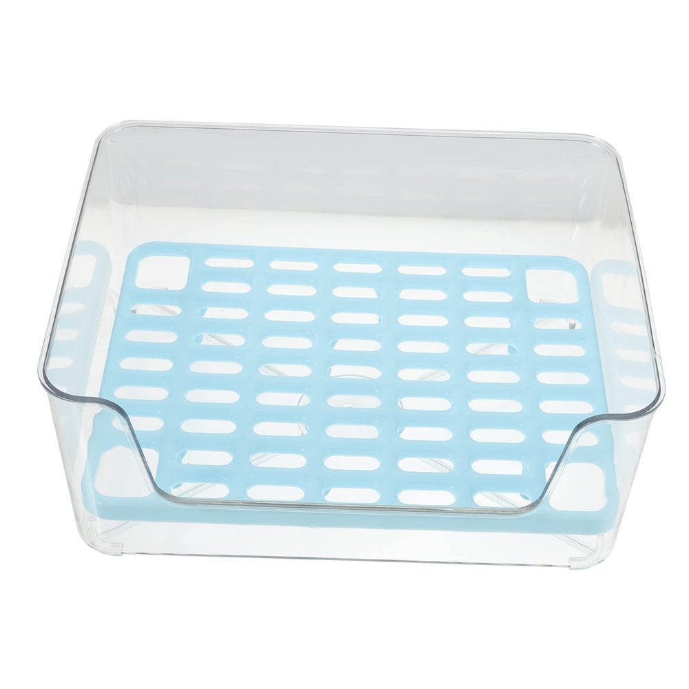 Yardwe Transparent Plastic Rabbit Litter Tray, Portable, Compact, Random Color