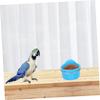 POPETPOP 2-Pack Hanging Parrot Food Bowls for Bird Cages view 3