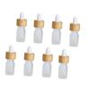 SAFIGLE 8-Pack Empty Glass Essential Oil Bottles with Droppers view 1