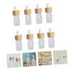 SAFIGLE 8-Pack Empty Glass Essential Oil Bottles with Droppers view 4