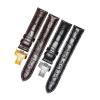 CWZZWS Leather Watch Band Compatible with Tissot Le Locle T41 T006 PRC200, Brown/Gold Clasp, 19 mm view 2