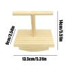 Natural Wood Bird Perch view 2