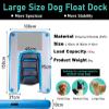 Inflatable Dog Ramp, 150 × 100 cm, Non-Slip EVA Floating Dock Ramp view 2