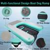 Inflatable Dog Ramp, 150 × 100 cm, Non-Slip EVA Floating Dock Ramp view 3