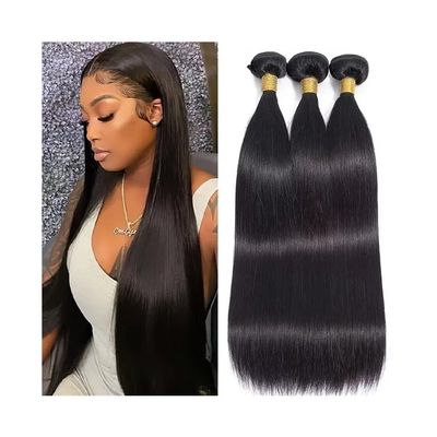 Daily Use 18–40 Inch Bone-Straight Brazilian Remy Human Hair Bundles for Parties (38 38 38)