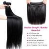 Daily Use 18–40 Inch Bone-Straight Brazilian Remy Human Hair Bundles for Parties (38 38 38) view 2