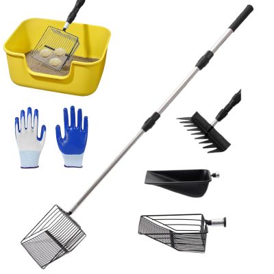 Chicken Poop Scooper with Extendable Handle