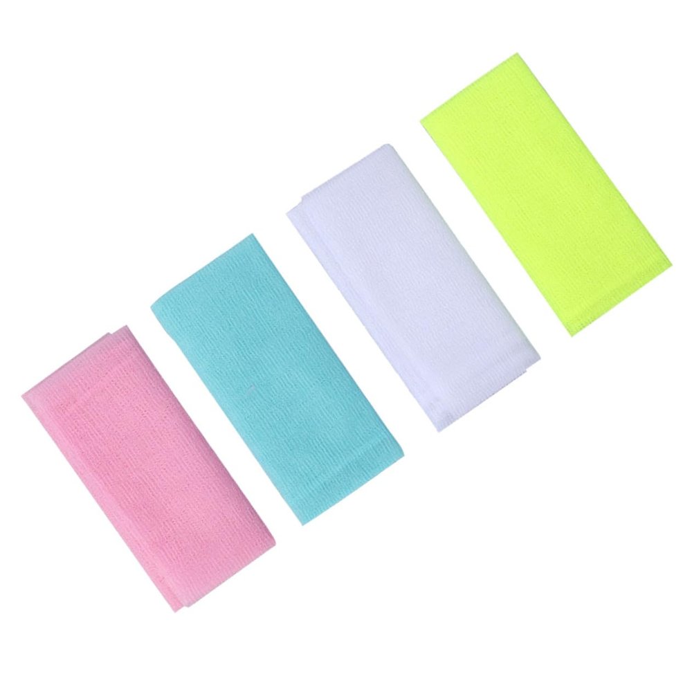 SHERCHPRY 4-Pack Long Exfoliating Washcloths