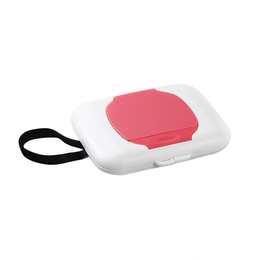 WLNEXT Wet Wipe Dispenser, Refillable Travel Wipe Holder for Baby Strollers, Hanging Wipe Container for Indoor and Outdoor Use