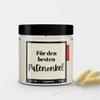 JUNIWORDS Scented Candle for the Best Godfather, 300 g Soy Wax, Approx. 100-Hour Burn Time, Cotton Wick, Handmade in Germany, Gift Idea - Unscented view 2