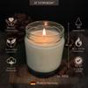 JUNIWORDS Scented Candle for the Best Godfather, 300 g Soy Wax, Approx. 100-Hour Burn Time, Cotton Wick, Handmade in Germany, Gift Idea - Unscented view 3