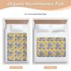Blue Flowers Extra-Large Reusable Waterproof Bed Pad, 132.1 x 86.4 cm view 4