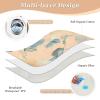 Rustic Floral Extra-Large Reusable Absorbent Non-Slip Potty Training Mat, 132.1 x 86.4 cm view 3