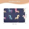 Cartoon Unicorn Waterproof Reusable Potty Training Bed Pad, Navy Blue, Extra Large, 132.1 x 86.4 cm (L x W) view 2