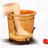Wooden Foot Bath Basin, Deep Spa Bath, Household Wooden Barrel, Spa Bucket, Washbasin view 4