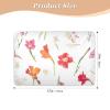 Chic Flowers White Extra-Large Reusable Toddler Mattress Pads, Machine Washable, 132.1 x 86.4 cm view 2
