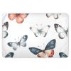 Reusable Waterproof Baby Bed Pad with Cute Butterflies, Washable, Non-Slip, 132.1 x 86.4 cm, White view 1