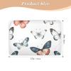 Reusable Waterproof Baby Bed Pad with Cute Butterflies, Washable, Non-Slip, 132.1 x 86.4 cm, White view 2