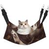 KKLWEGU Furry Cat Hammock for Summer, Breathable Hanging Bed view 1