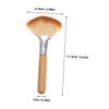 SHERCHPRY 4-Piece Powder Makeup Brush Set with Nylon Bristles and Wooden Handles view 2