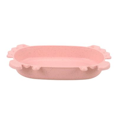 Abaodam Parakeet Bird Bath for Indoor Cages, Plastic Bath Basin with Non-Slip Base