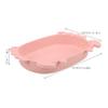 Abaodam Parakeet Bird Bath for Indoor Cages, Plastic Bath Basin with Non-Slip Base view 2