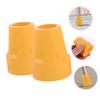VALICLUD 5 Sets Anti-Slip Rubber Replacement Tips for Trekking Poles and Walking Sticks, Yellow, 2 Pieces × 5 view 2