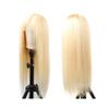 Straight Blonde 5x5 HD Lace Closure Human Hair Extensions, Remy Hair, Pre-Plucked, 12 Inch view 3