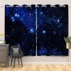Galaxy Space Blackout Curtains for Kids' Room, 117 x 138 cm, 2 Panels view 2