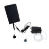 UPKOCH 2er-Set tragbare Solar-Sauerstoffpumpen für Aquarium und Teich, ABS, Schwarz view 3