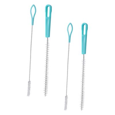 4-Piece Spiral Brushes for Small Openings, Blue