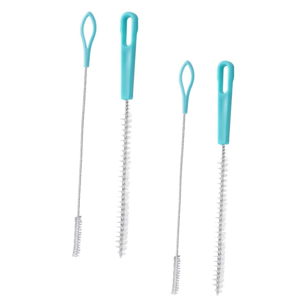 4-Piece Spiral Brushes for Small Openings, Blue