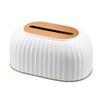 FBANULPEX Tissue Box, Tissue Dispenser, Facial Tissue Holder, Toilet Paper Dispenser, Table Napkin Holder, Car, Multicolor (White) view 1