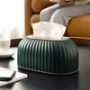 FBANULPEX Tissue Box, Tissue Dispenser, Facial Tissue Holder, Toilet Paper Dispenser, Table Napkin Holder, Car, Multicolor (White) view 3