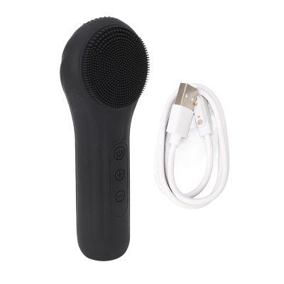 Dual-Sided Facial Cleansing Device with Heat Compression