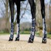 LeMieux Arika Mesh Fly Boots, 4-Piece Set, Navy/Grey, Pony view 4