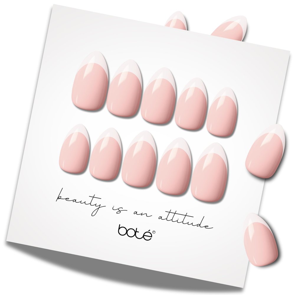 BOT Press-On Nails Set, 30 Reusable Soft Gel Nails