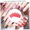 OATIPHO 2 Sets Crystal Nail Adhesive Strips, Red, 5 Sheets x 2 view 3