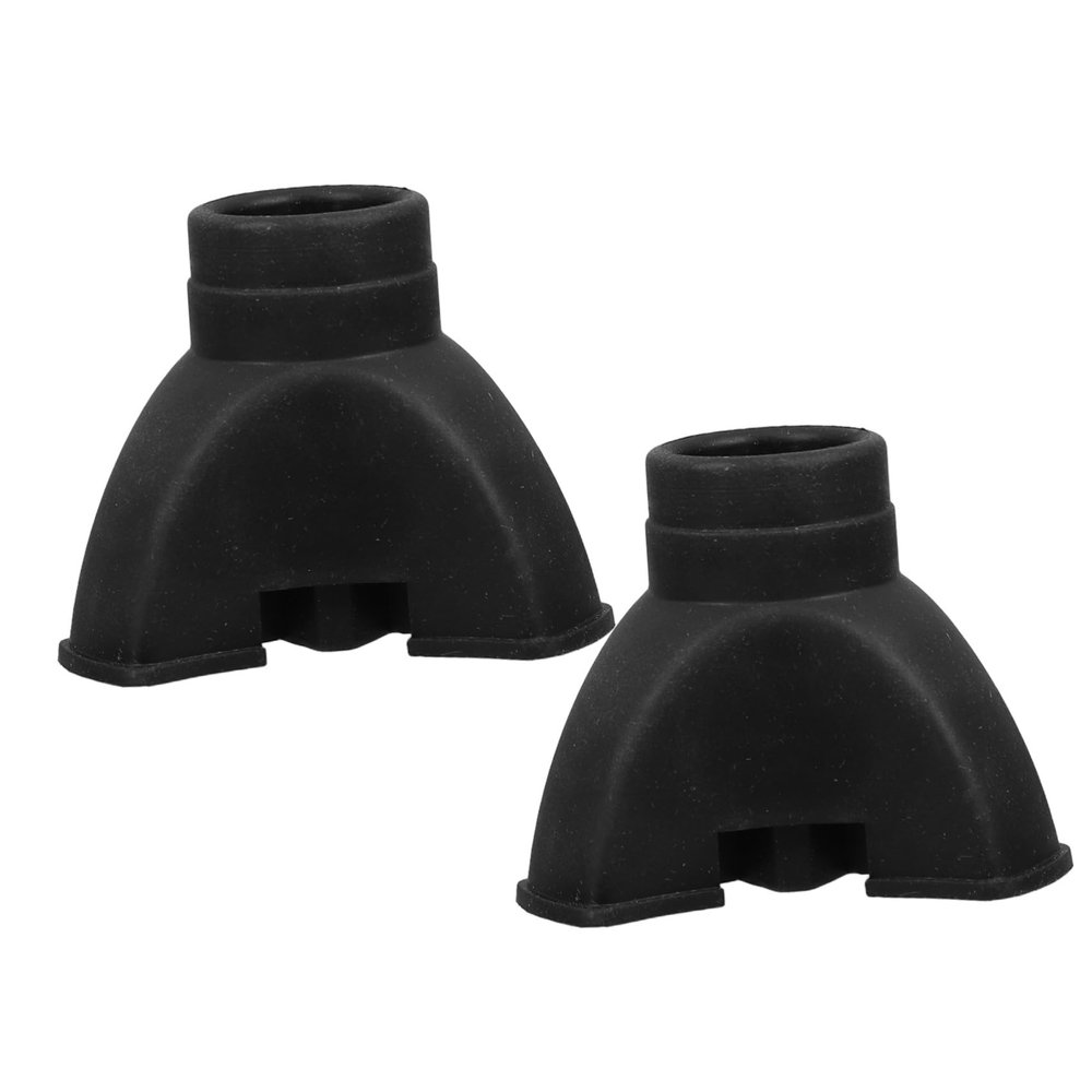 FONDOTIN 2-Piece Non-Slip Rubber Tips for Canes, Walking Sticks, Trekking Poles and Crutches